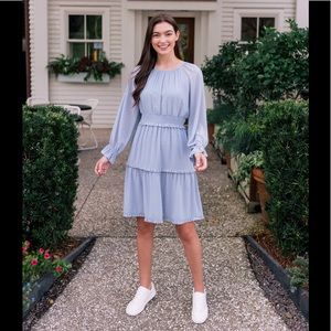 ANTHRO GAL MEETS GLAM Adeline Smocked Dress Sz 12